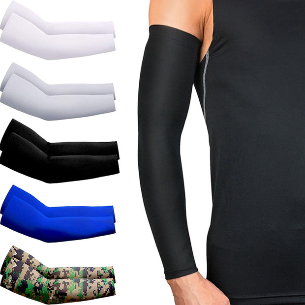 Exxact Sports 3 Padded Arm Compression Sleeve - Football Arm Sleeves for  Men Baseball, Basketball Arm Sleeve (2 Pack) : : Sports & Outdoors