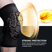 COOLOMG Protective Knee Pads for Wrestling Basketball Football Volleyball Youth Kids Adult Knee Compression Sleeves