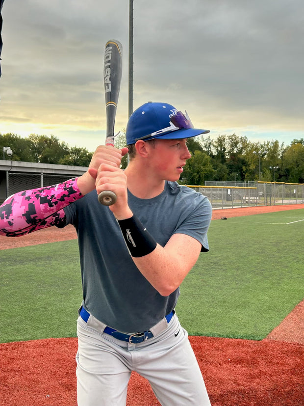 Ribbon Breast Cancer Awareness Arm Sleeve- Rose Pink