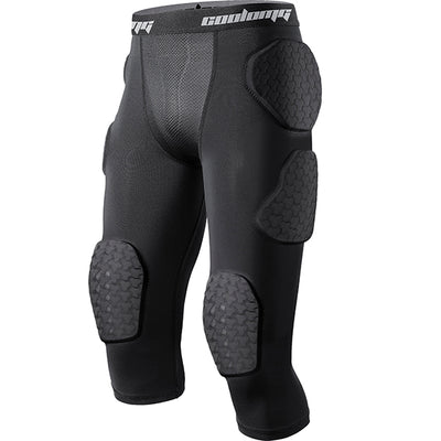 Basketball Compression Pants with Knee Pads Capri Protector Gear for Kids  Youth