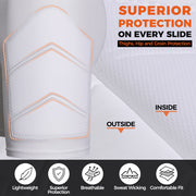 COOLOMG Youth Boys Baseball Sliding Shorts with Soft Athletic Cup Padded Compression Shorts for Football Lacrosse CF108