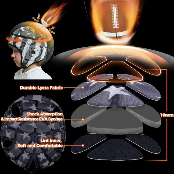 Football Rugby Headgear Softshell US Flag CH160GS