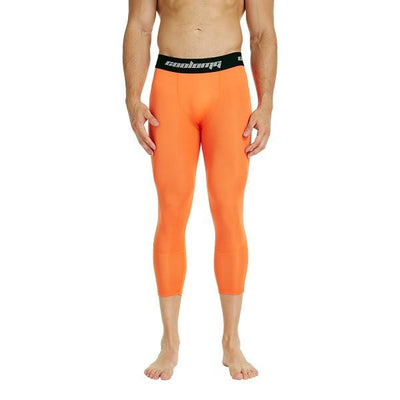 COOLOMG Men ¾ Length Compression Tights with Knee Pads – COOLOMG - Football  Baseball Basketball Gears