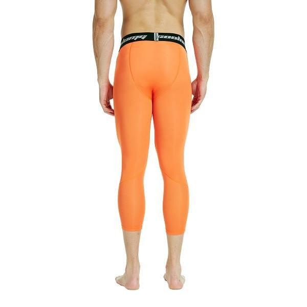Men Running Tights Orange Gym Leggings Man Compression Pants Low Rise  Jogging Mallas Hombre M-XL Sport Legging Cycling Pants - AliExpress