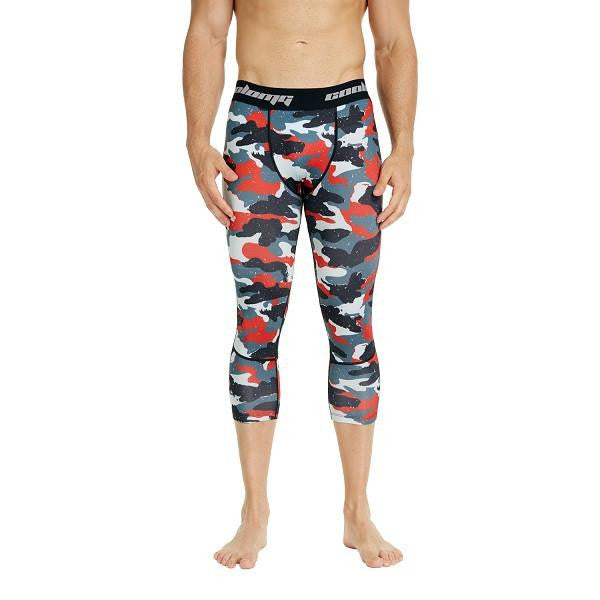 Camouflage Men Compression Tights New Sport Running Pants Lycra