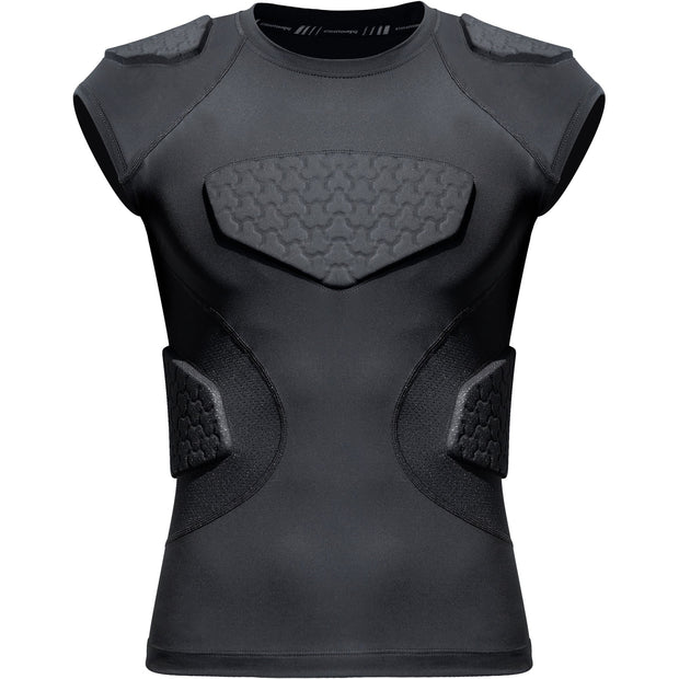 Padded Compression Shirt Chest Protector Undershirt for Football