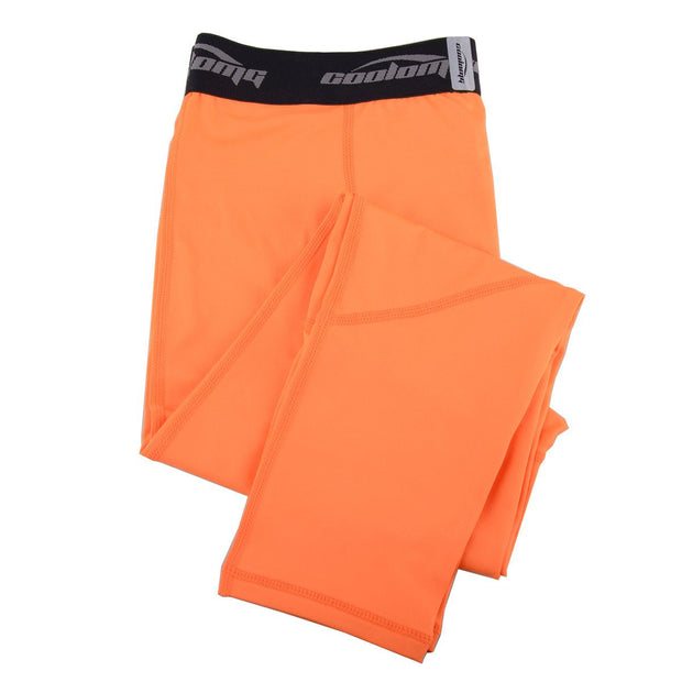  Boys' Sports Compression Pants & Tights - Orange