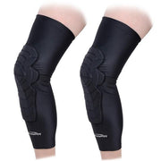 COOLOMG Anti-slip Compression Leg Knee Long Sleeve Without Pads